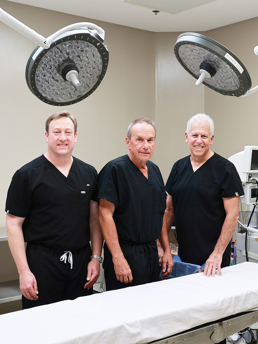 Doctors at the surgery center