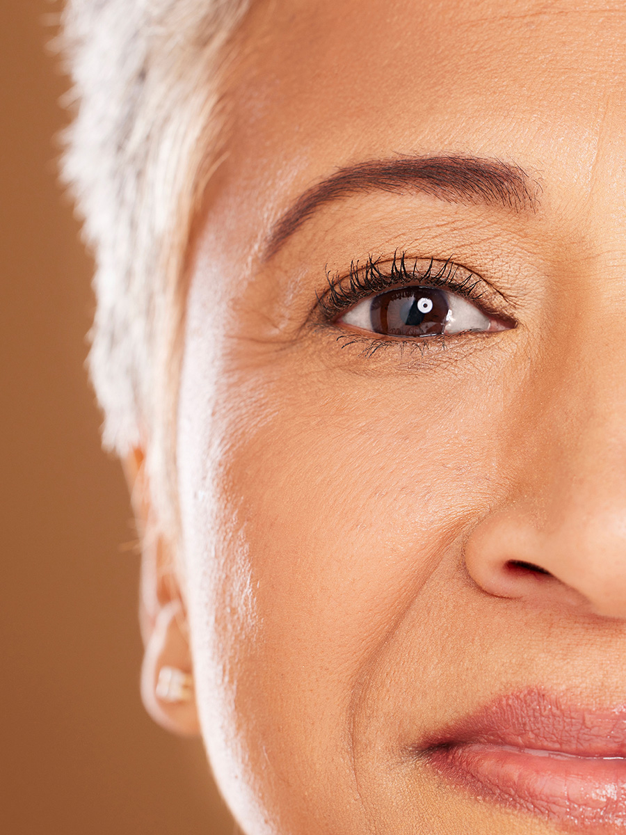 Up close of a womans eye