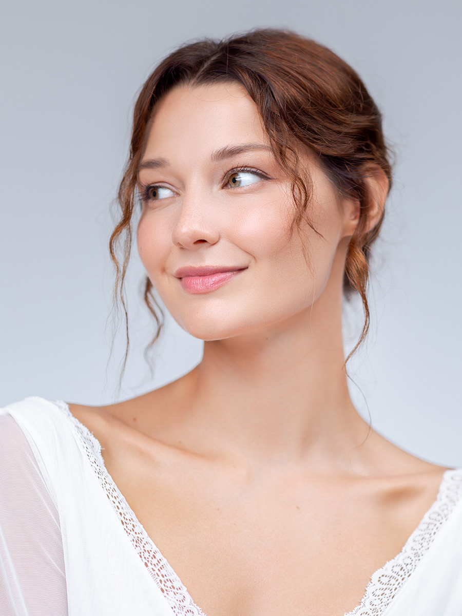 Beautiful woman with nice skin